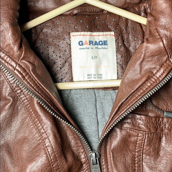 Garage faux leather jacket - Picture 3 of 9